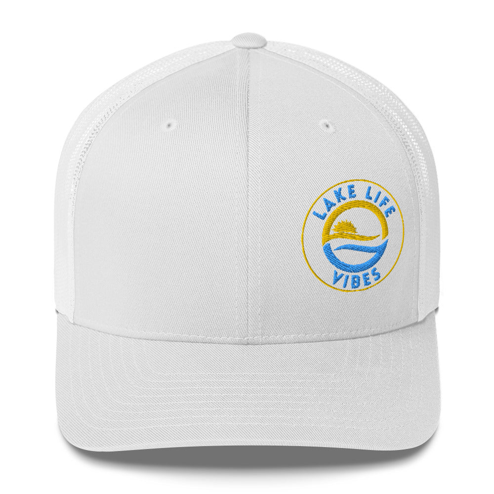 Lake Life Vibes Logo Trucker Cap