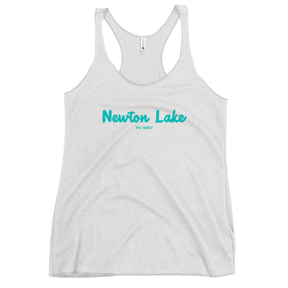 Newton Lake PA 18407 Women's Racerback Tank