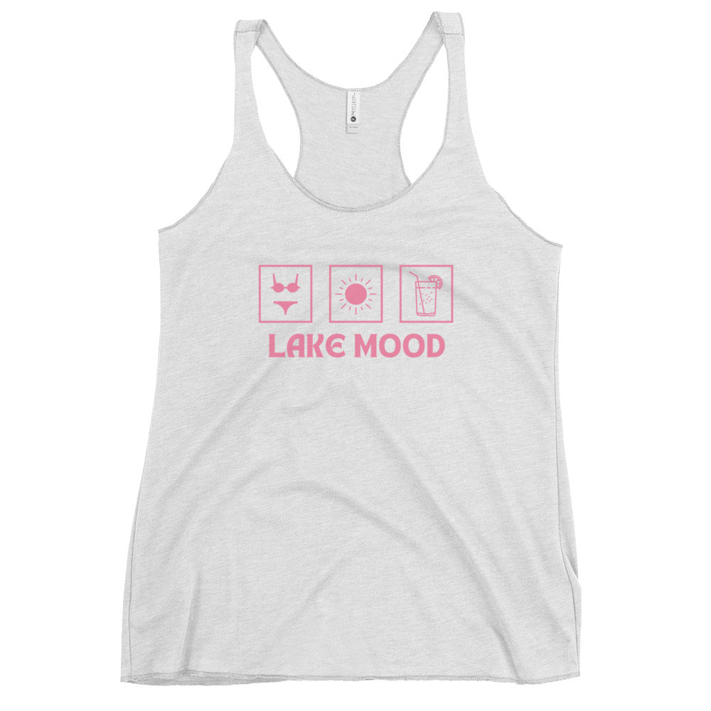 Lake Mood Bikini Sun Drink Women's Racerback Tank