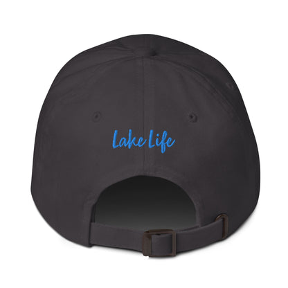 Newton Lake (front) Lake Life (back) Dad hat