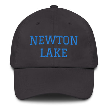 Newton Lake (front) Lake Life (back) Dad hat
