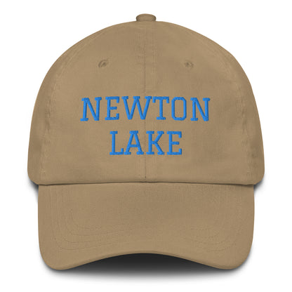 Newton Lake (front) Lake Life (back) Dad hat