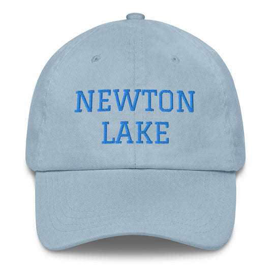 Newton Lake (front) Lake Life (back) Dad hat