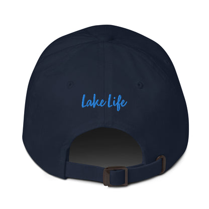 Newton Lake (front) Lake Life (back) Dad hat
