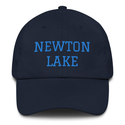 Newton Lake (front) Lake Life (back) Dad hat