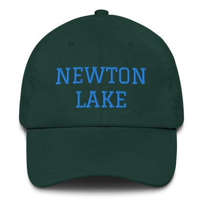 Newton Lake (front) Lake Life (back) Dad hat