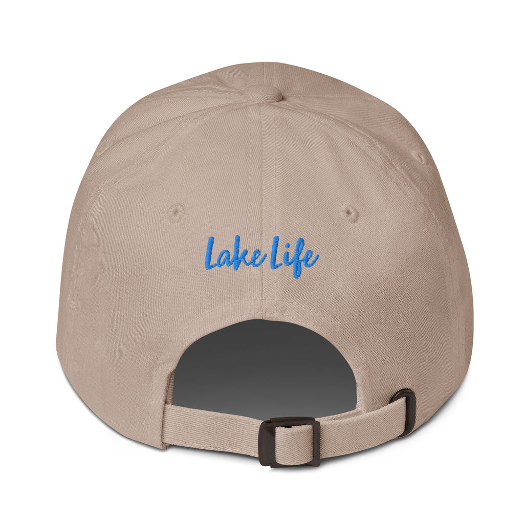 Newton Lake (front) Lake Life (back) Dad hat