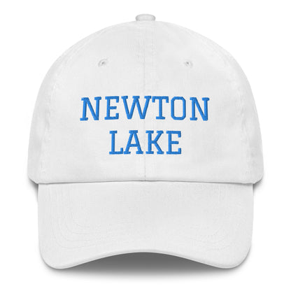 Newton Lake (front) Lake Life (back) Dad hat