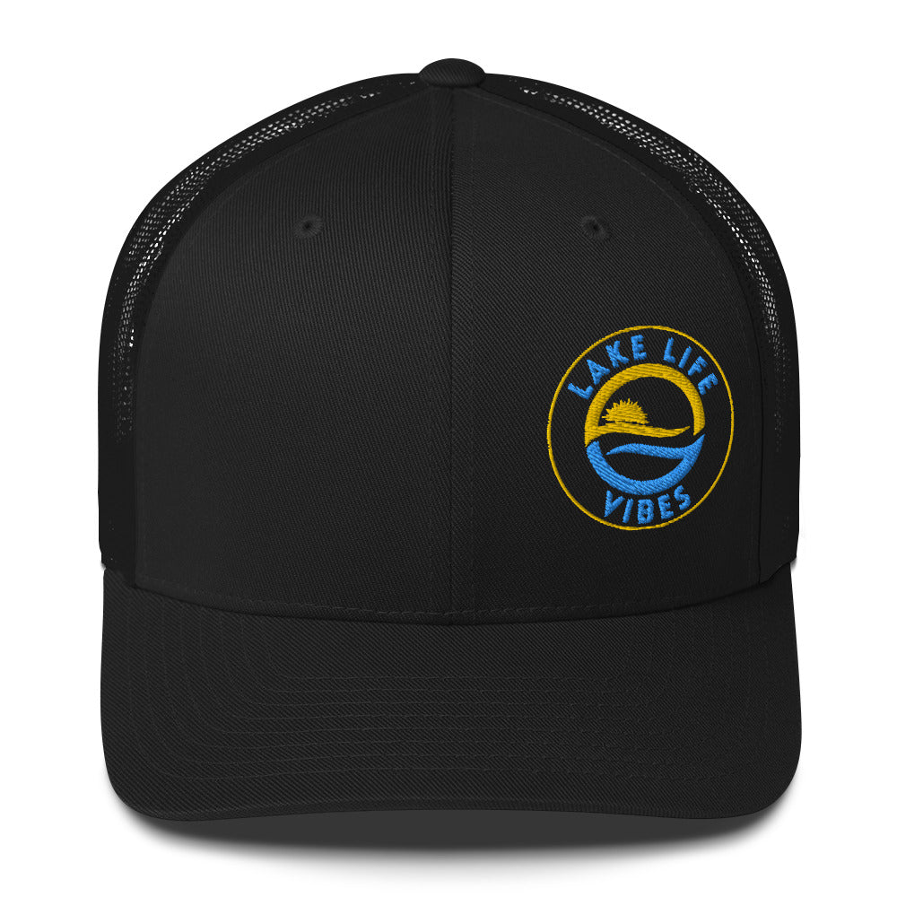 Lake Life Vibes Logo Trucker Cap