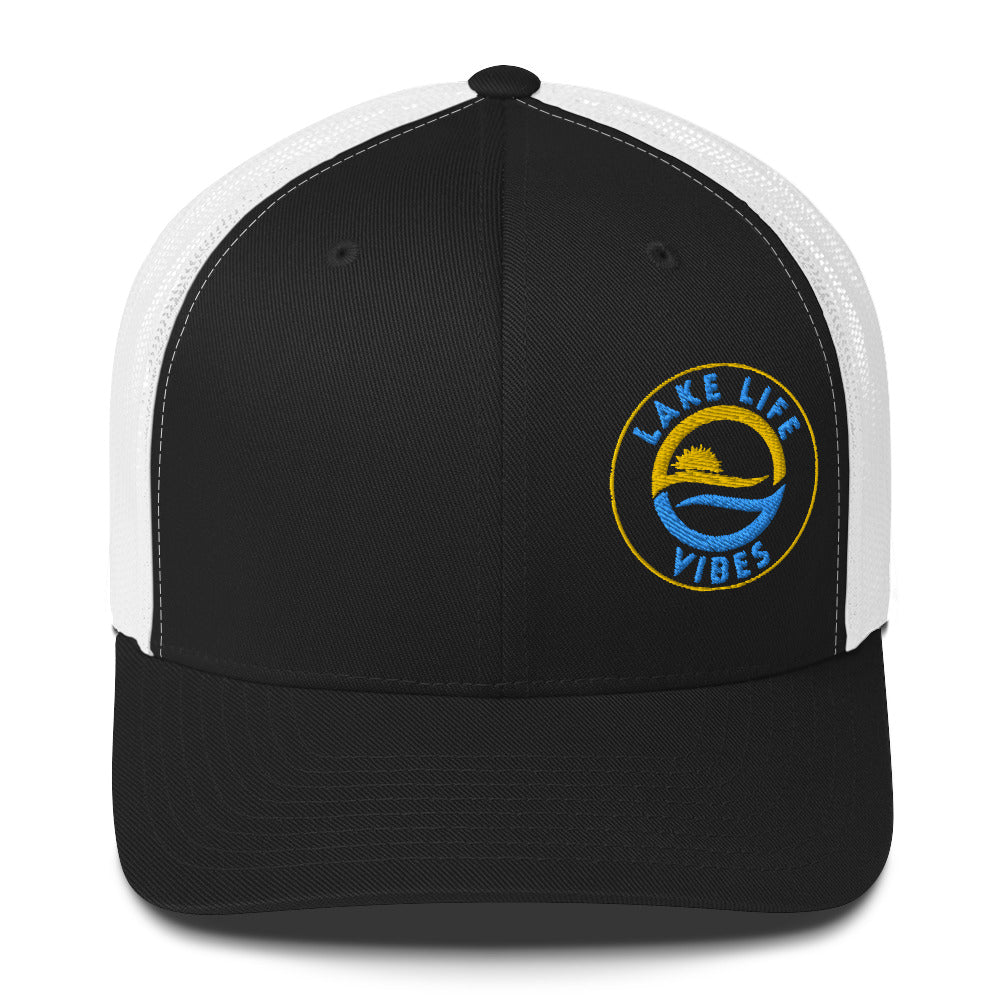 Lake Life Vibes Logo Trucker Cap