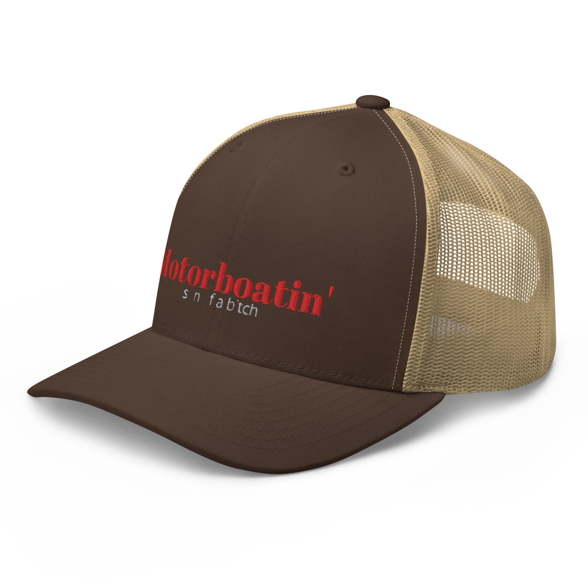 Motorboatin' Son of a Bitch Trucker Cap