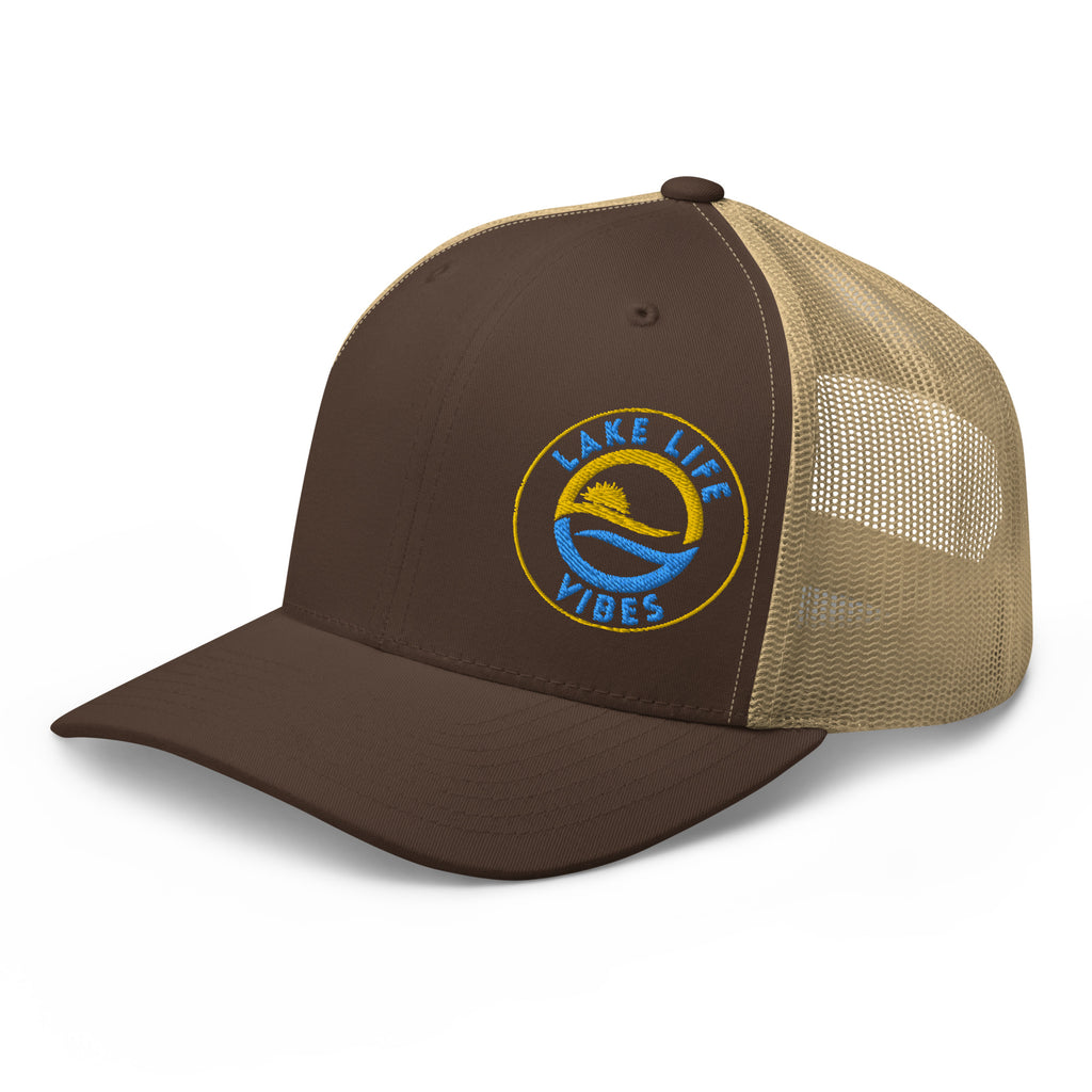 Lake Life Vibes Logo Trucker Cap