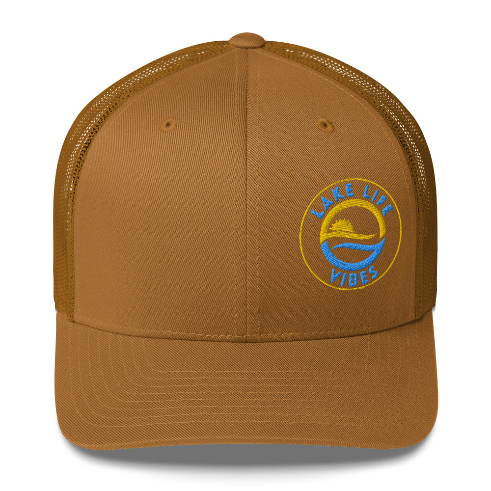 Lake Life Vibes Logo Trucker Cap