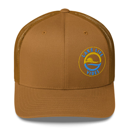 Lake Life Vibes Logo Trucker Cap