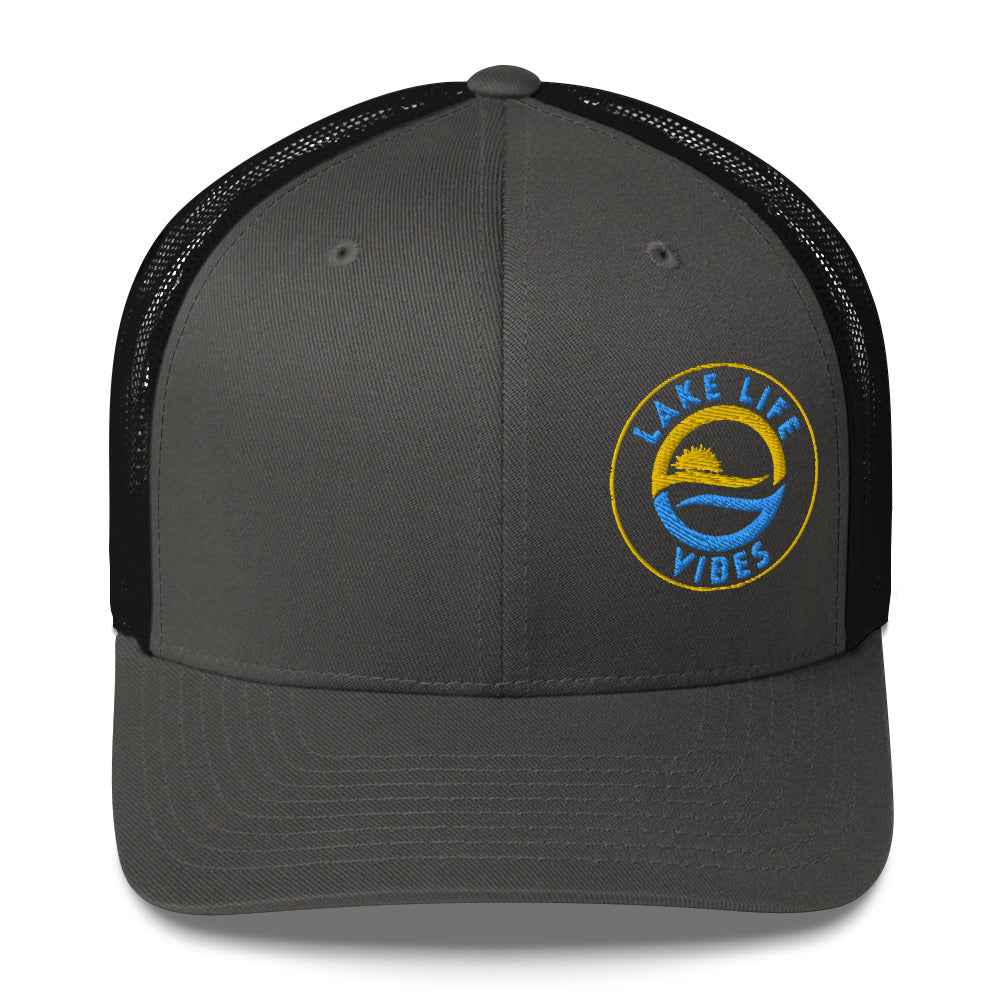 Lake Life Vibes Logo Trucker Cap