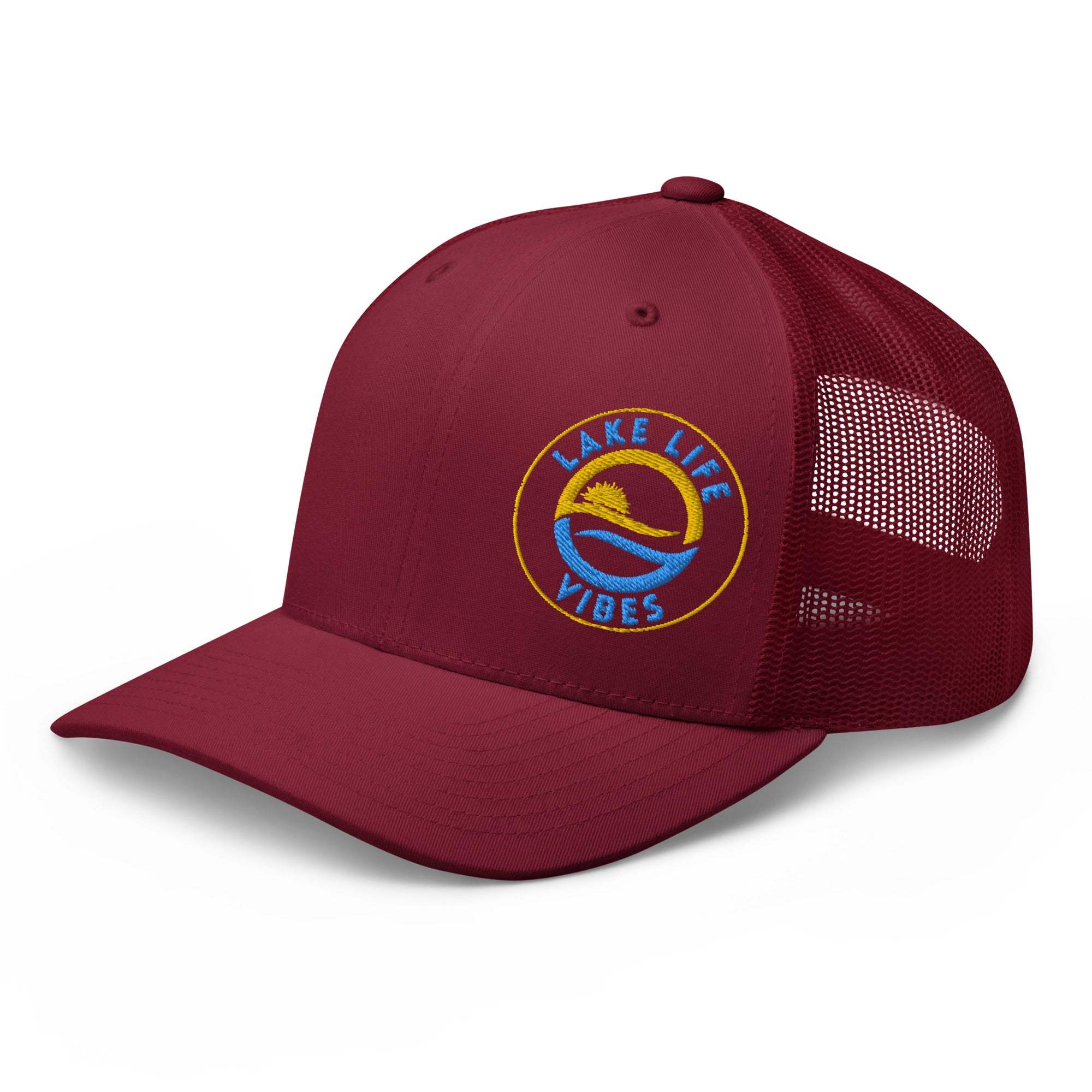 Lake Life Vibes Logo Trucker Cap