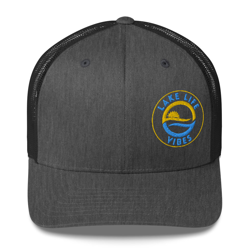 Lake Life Vibes Logo Trucker Cap