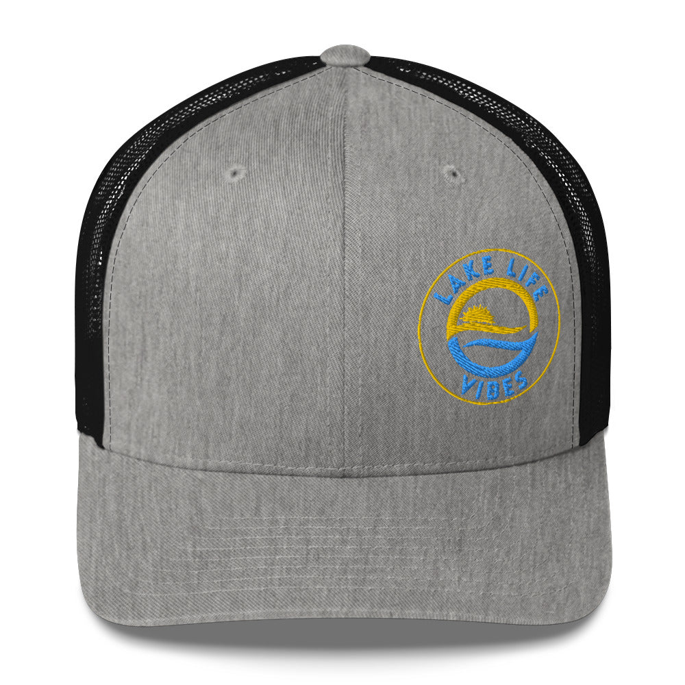 Lake Life Vibes Logo Trucker Cap