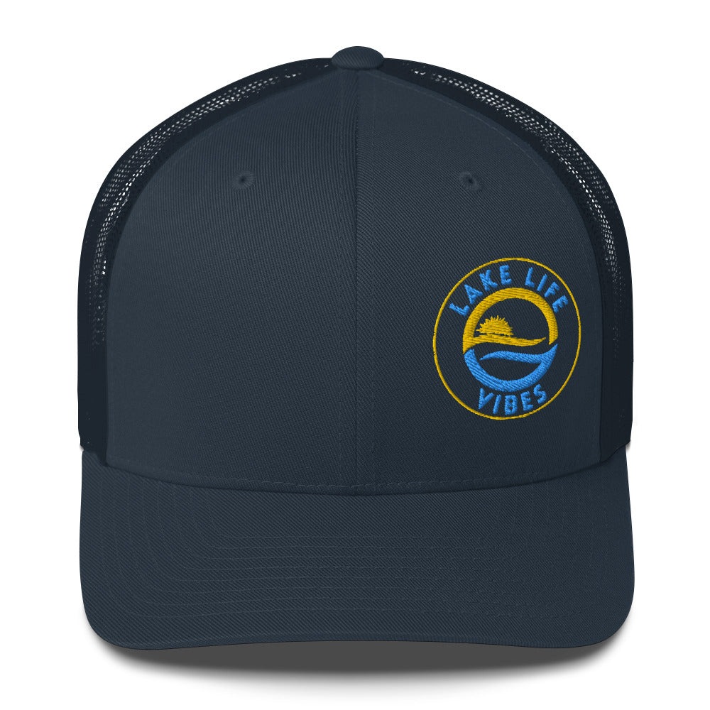 Lake Life Vibes Logo Trucker Cap