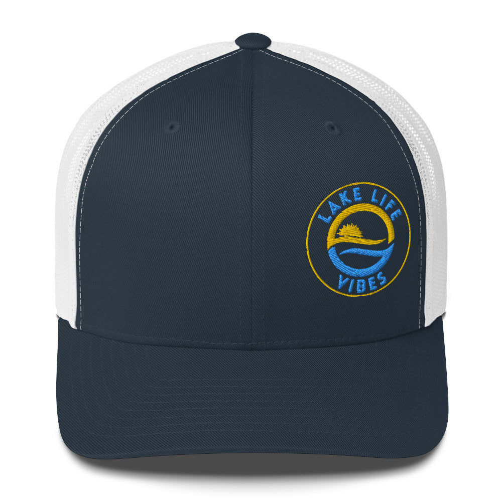 Lake Life Vibes Logo Trucker Cap