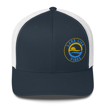 Lake Life Vibes Logo Trucker Cap