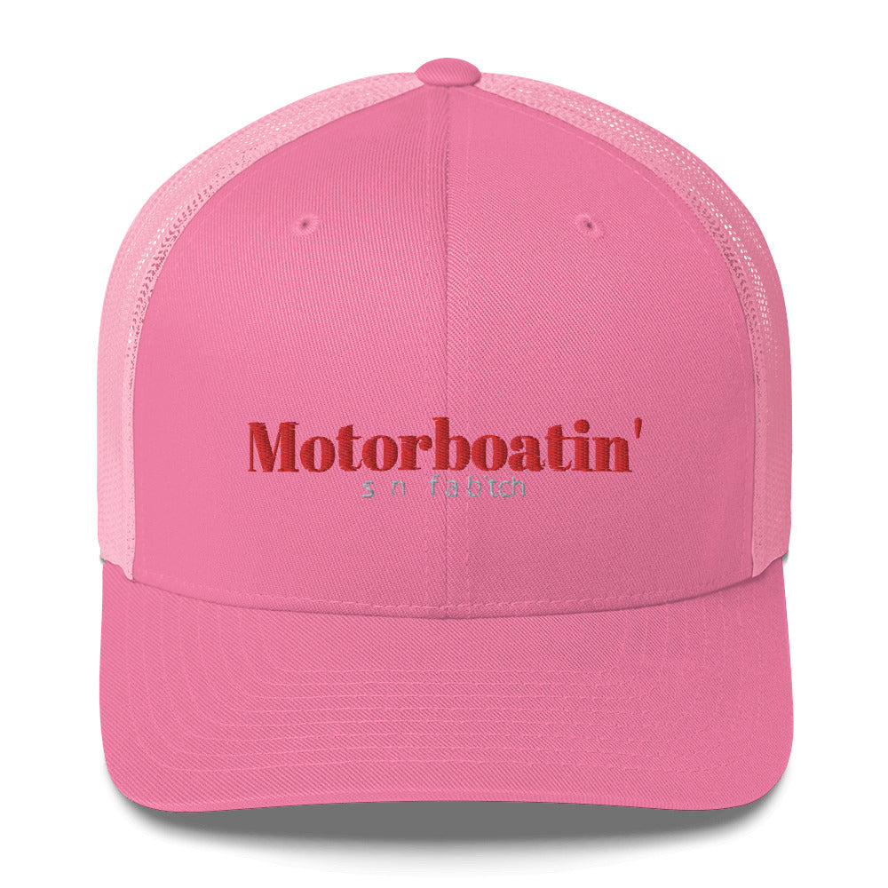 Motorboatin' Son of a Bitch Trucker Cap