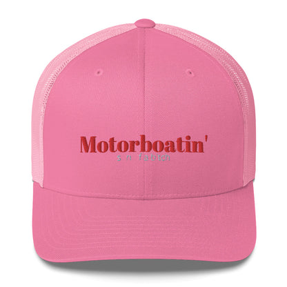 Motorboatin' Son of a Bitch Trucker Cap