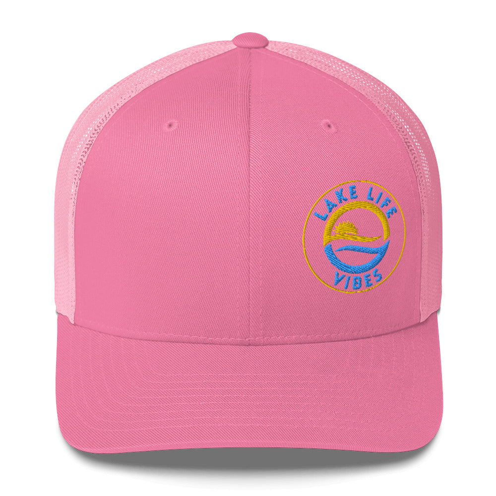 Lake Life Vibes Logo Trucker Cap
