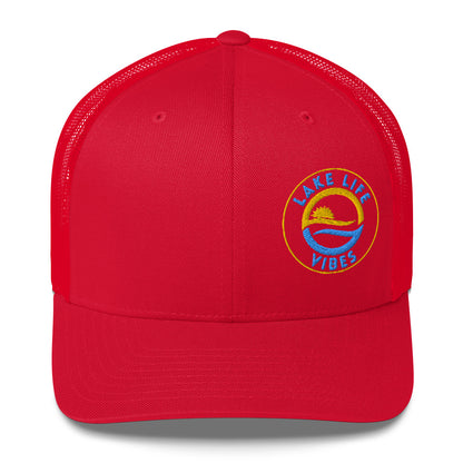 Lake Life Vibes Logo Trucker Cap