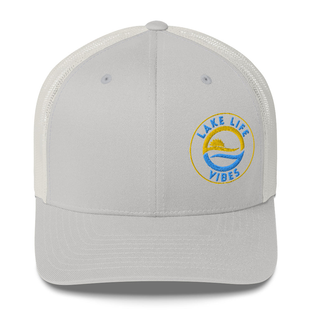 Lake Life Vibes Logo Trucker Cap