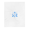 Lake Life X Oars Logo Throw Blanket