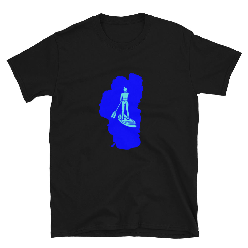 Paddleboarding Lake Tahoe Short-Sleeve Unisex T-Shirt