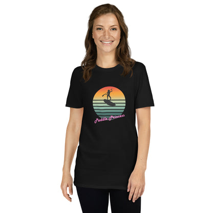 Paddle Princess at Sunset Short-Sleeve Unisex T-Shirt