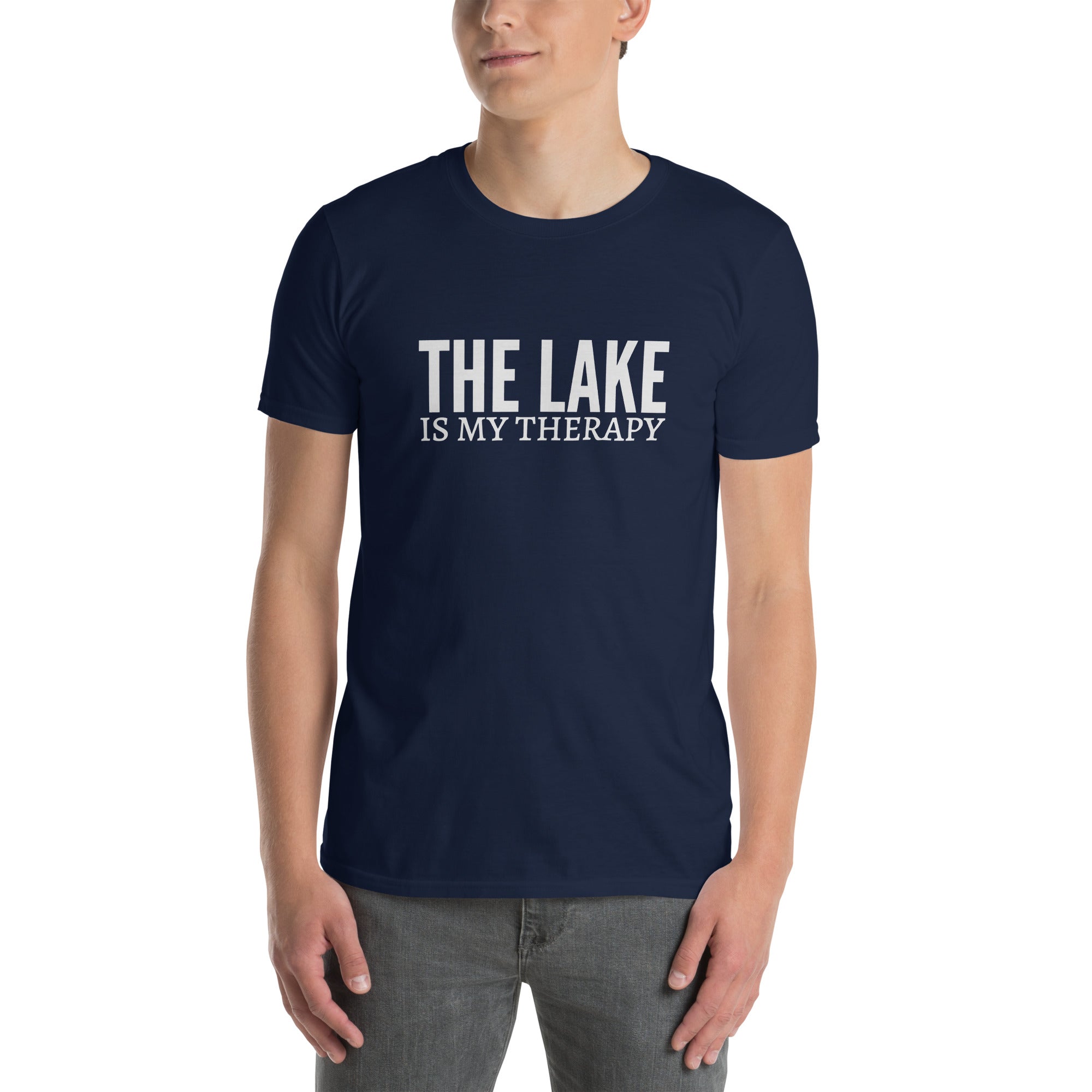 The Lake Is My Therapy Short-Sleeve Unisex T-Shirt