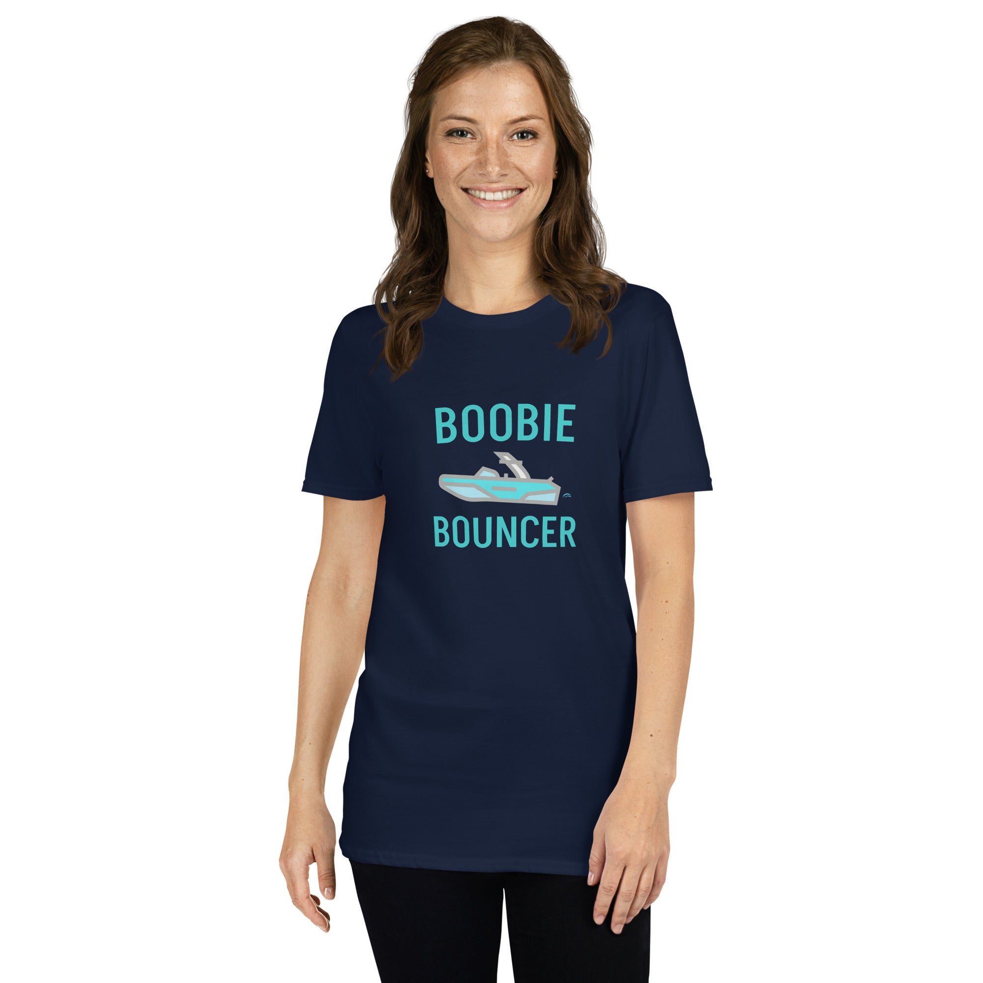 Boobie Bouncer Wakeboat Short-Sleeve Unisex T-Shirt