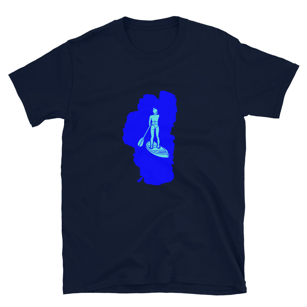 Paddleboarding Lake Tahoe Short-Sleeve Unisex T-Shirt