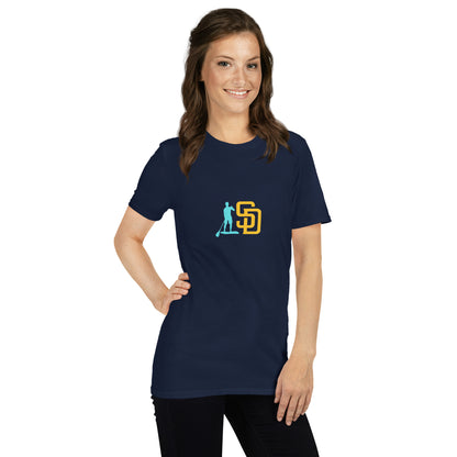 Paddle Board SD San Diego Short-Sleeve Unisex T-Shirt
