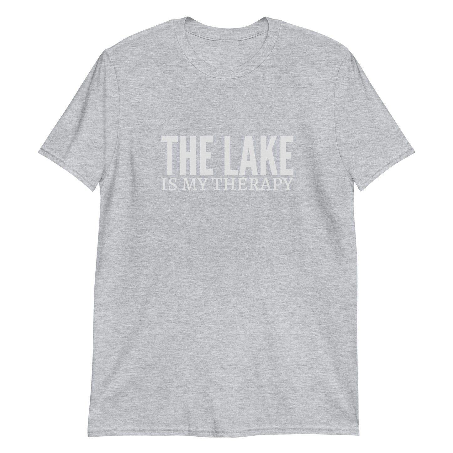 The Lake Is My Therapy Short-Sleeve Unisex T-Shirt