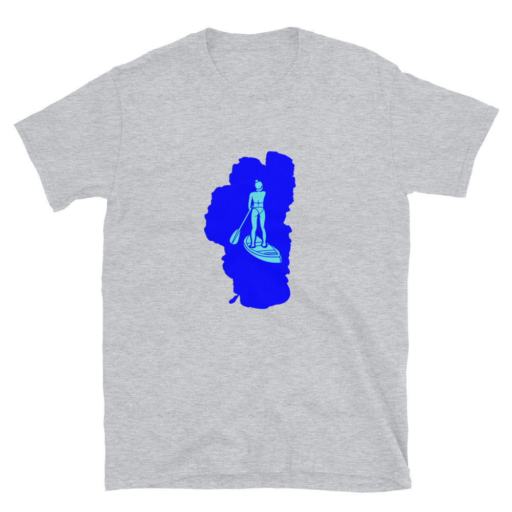 Paddleboarding Lake Tahoe Short-Sleeve Unisex T-Shirt