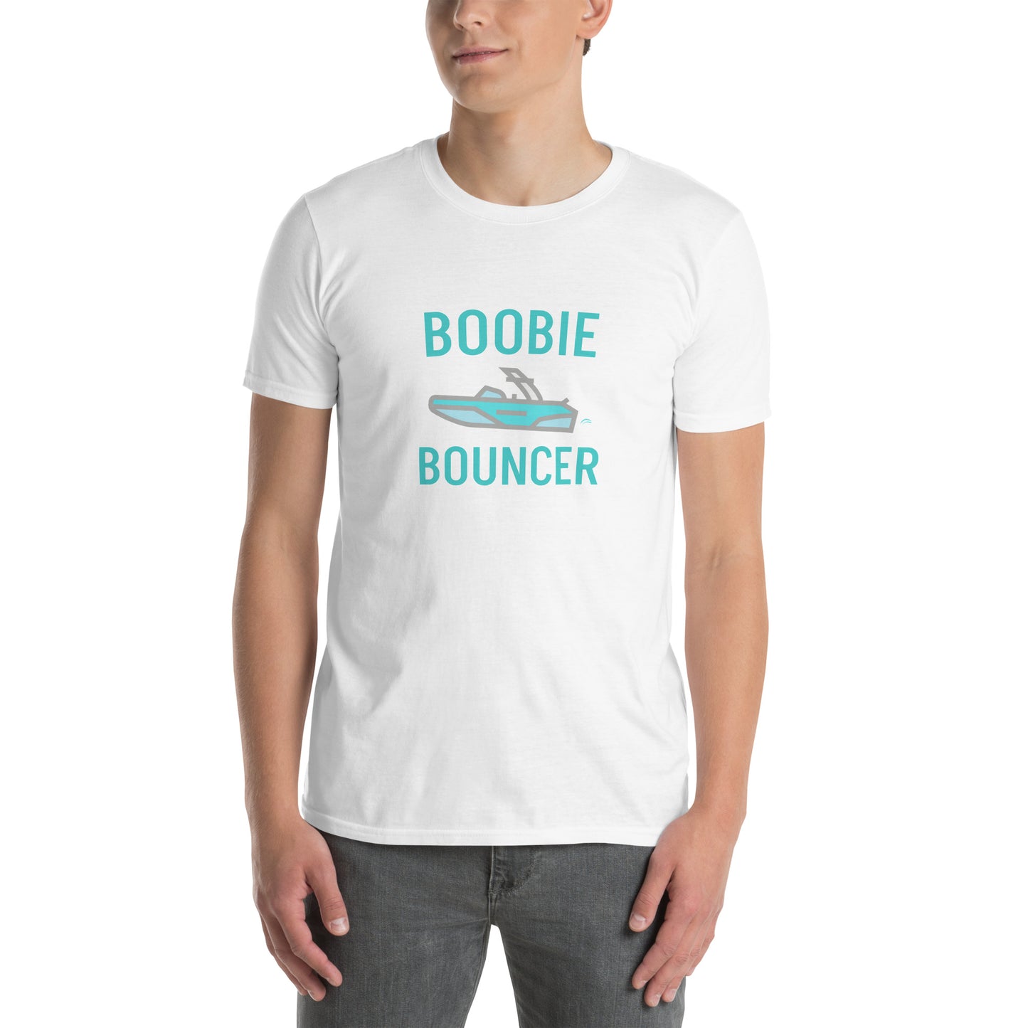 Boobie Bouncer Wakeboat Short-Sleeve Unisex T-Shirt