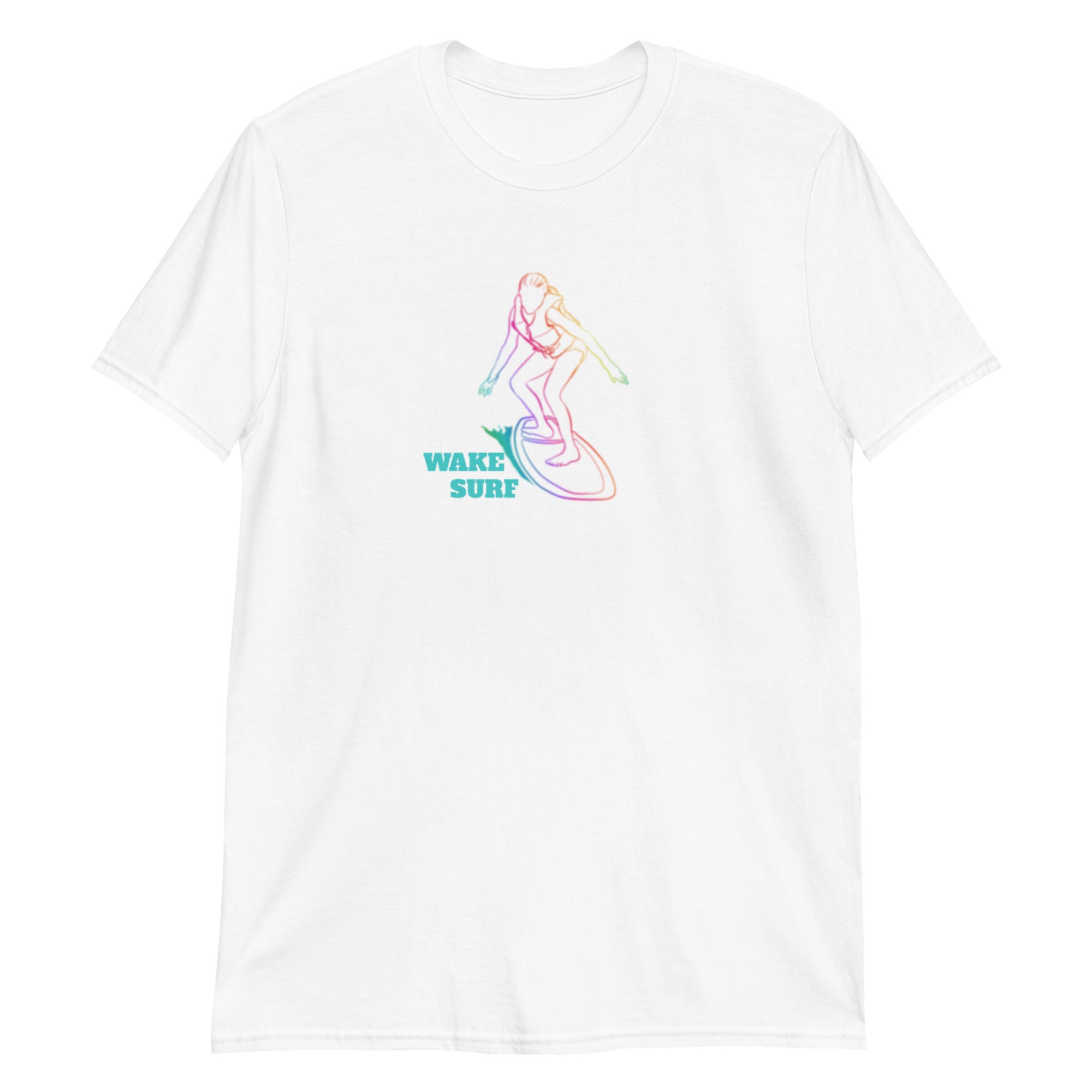 Wakesufer Girl Colorful Short-Sleeve Unisex T-Shirt