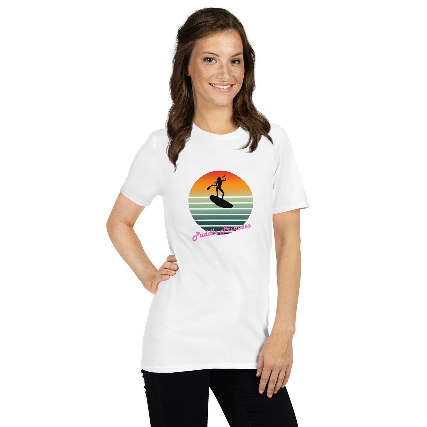 Paddle Princess at Sunset Short-Sleeve Unisex T-Shirt