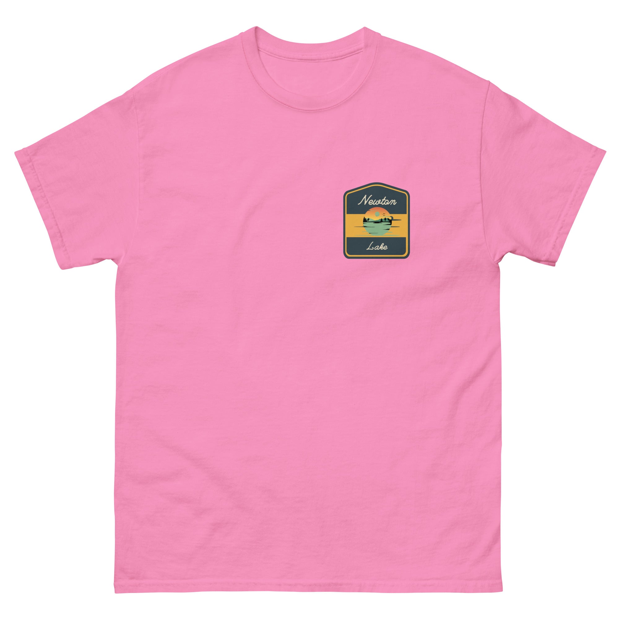 Newton Lake Badge Left Chest Unisex classic tee