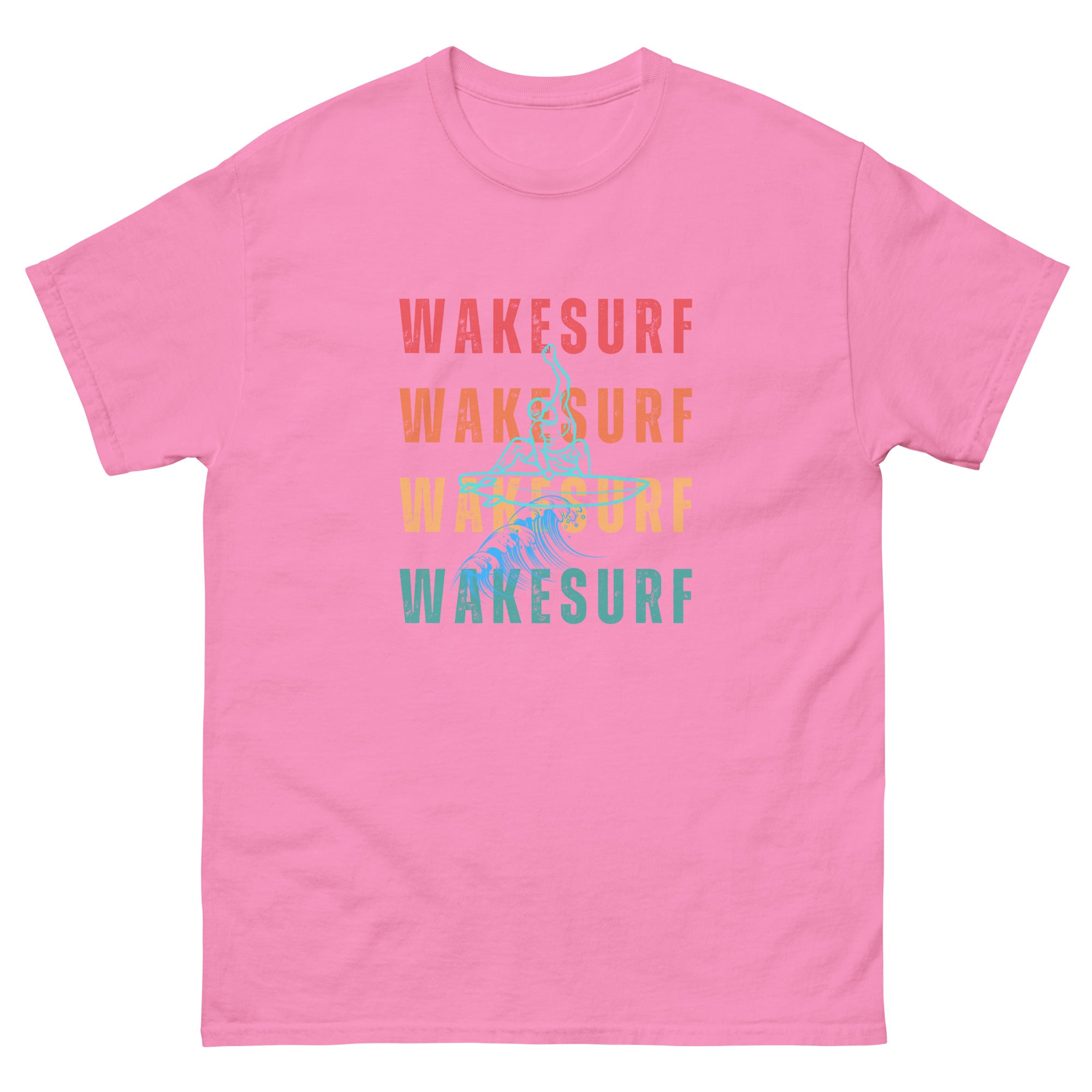 WAKESURF background wakesurfer Unisex classic tee