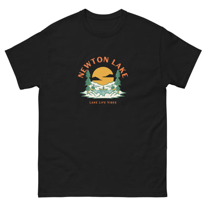 Newton Lake Trees and Lake Unisex classic tee