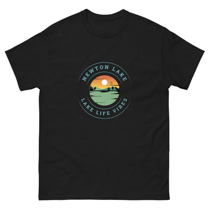 Newton Lake Sunset Unisex classic tee