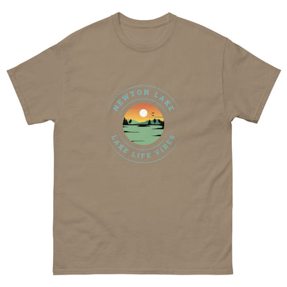 Newton Lake Sunset Unisex classic tee