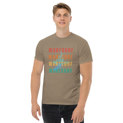 WAKESURF background wakesurfer Unisex classic tee