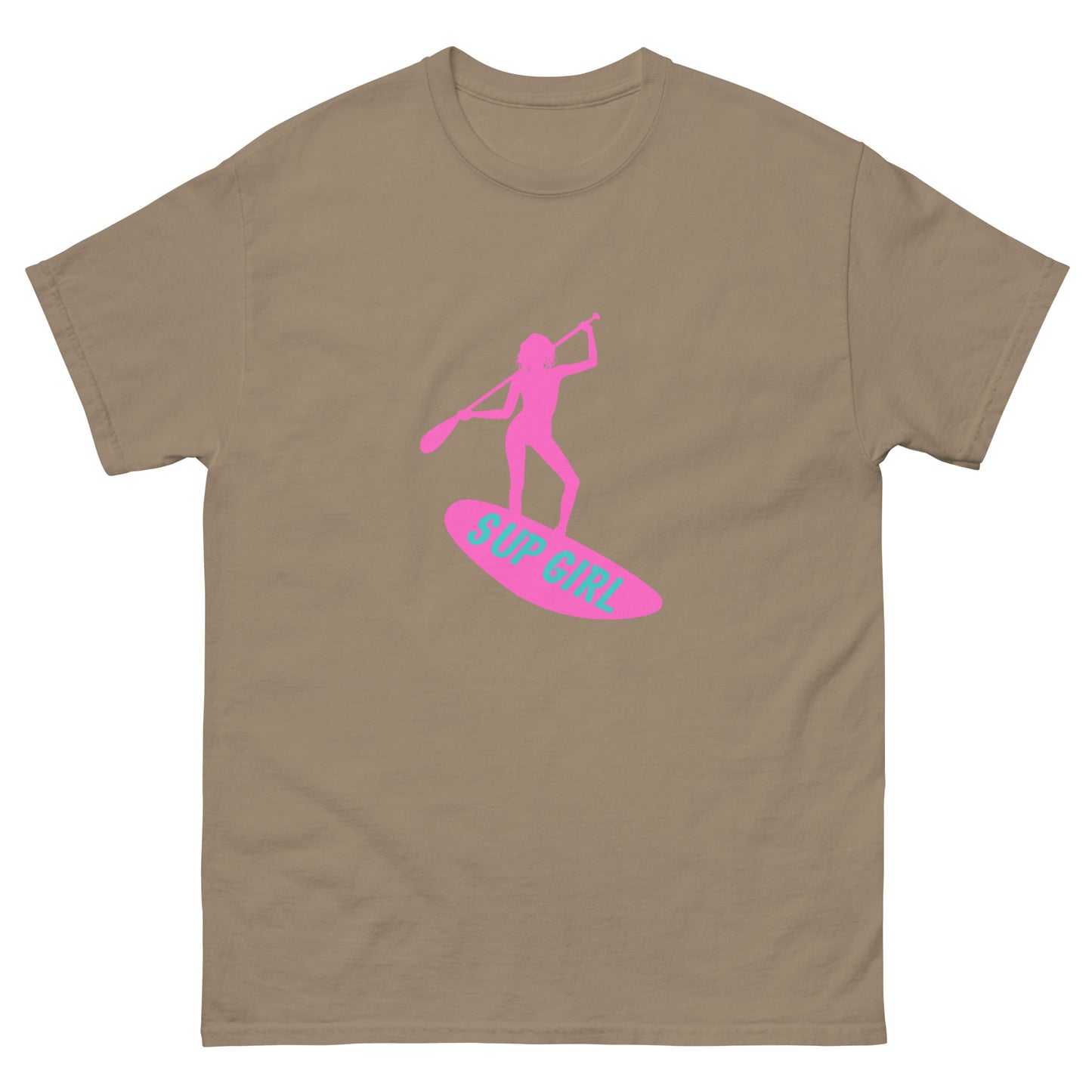 Sup Girl Pink Paddle Girl classic tee