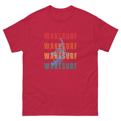 WAKESURF background wakesurfer Unisex classic tee